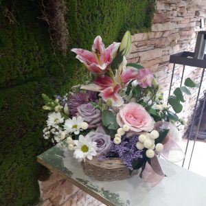 Cesta de Flores Naturales