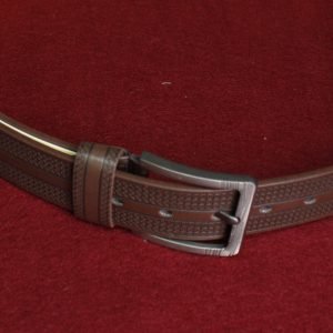 Cinturón Hebilla Caballero Marrón