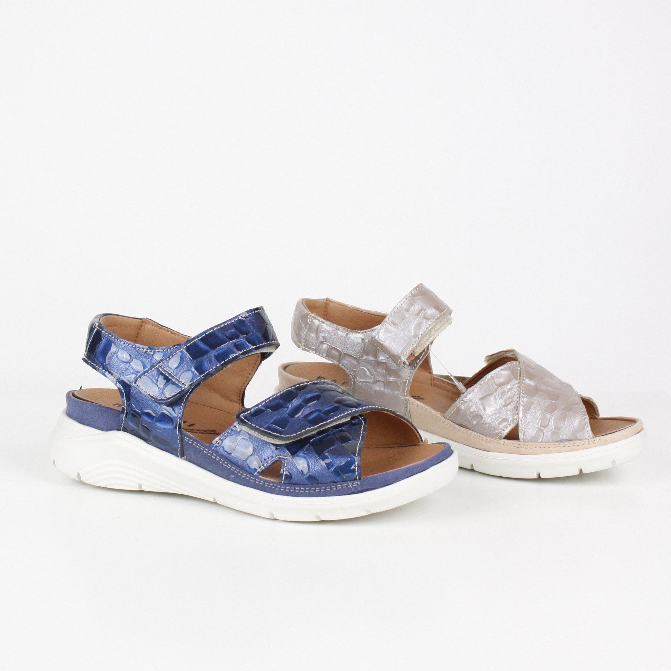 Sandalia Señora Cuña Velcros