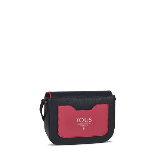 Bandolera TOUS Essential Azul Marino y Fucsia - Imagen 2