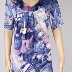 Camiseta OMC Curvy Estampado Azul