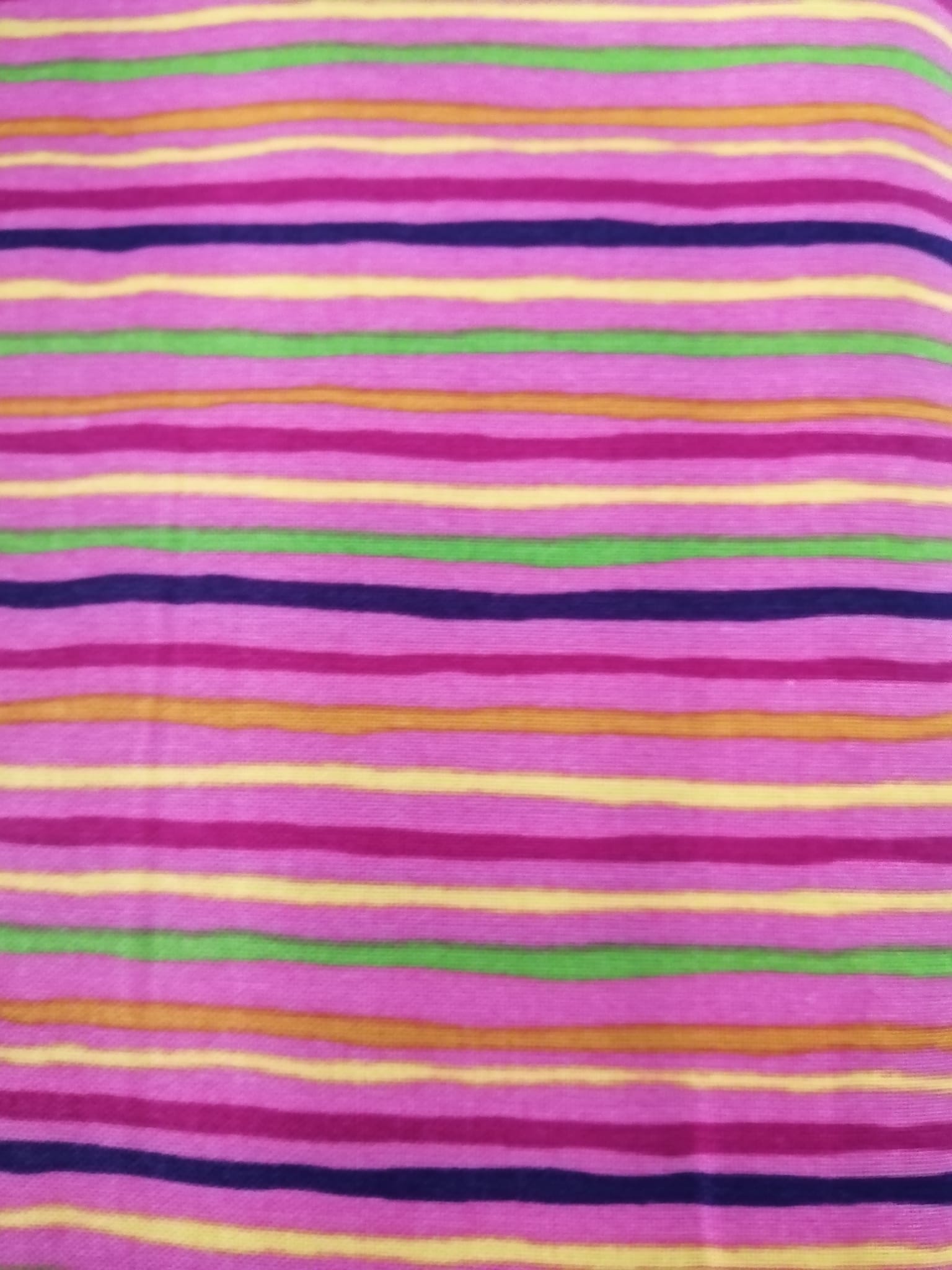 Tela Algodón Rayas Colores - Imagen 2