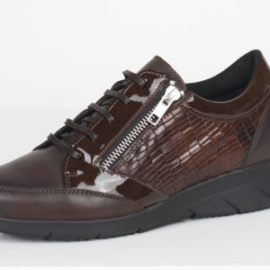 Zapato de Señora cremallera-cordon