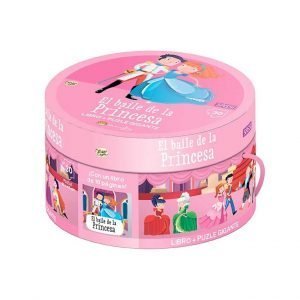 Caja redonda El baile de las princesas- Puzle +libro