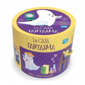 Caja redonda La casa fantasma- Puzle +libro