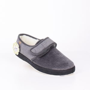 Zapatilla Caballero Velcro Lana Virgen
