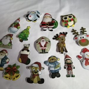 Termoadhesivos navideños.