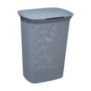 CESTA PARA LA ROPA COLOR GRIS 57LT
