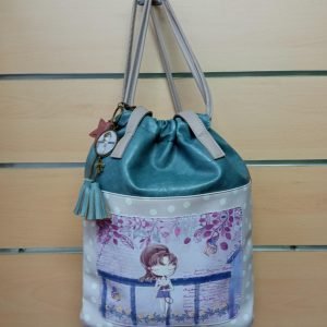 Mochila tipo saco con asas