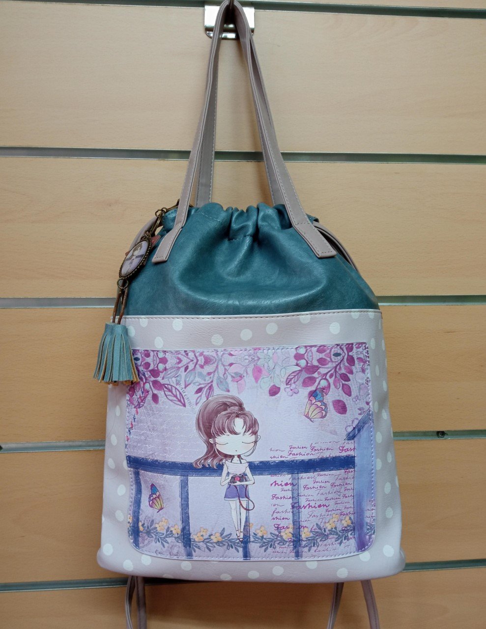 Mochila tipo saco con asas - Imagen 2