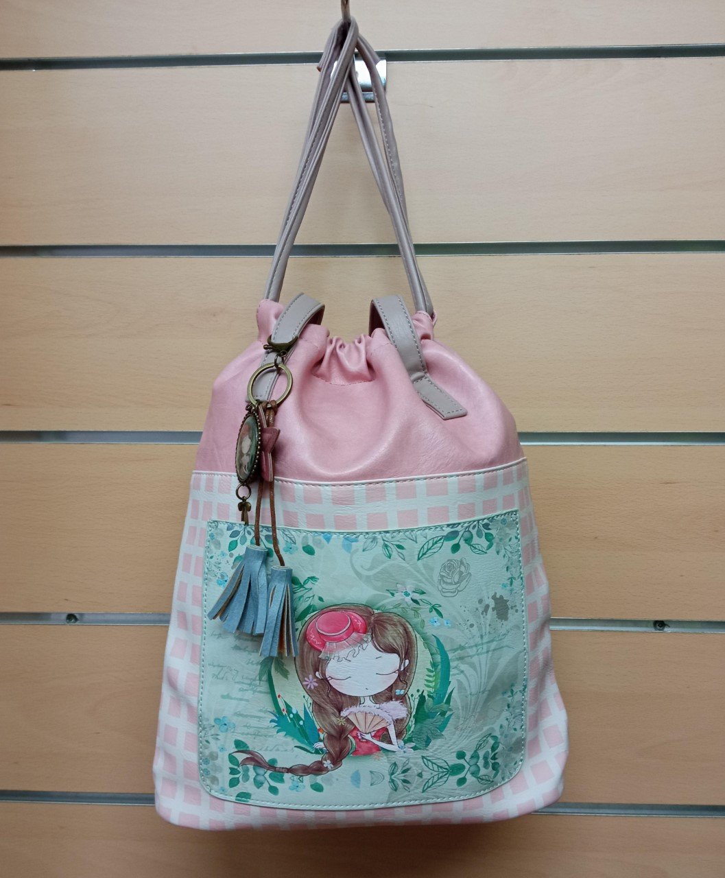 Mochila tipo saco con asas - Imagen 3
