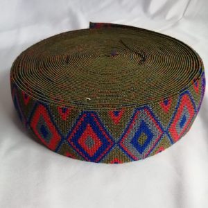 Goma Estampado Étnico Verde