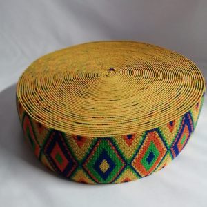Goma Estampado Étnico Amarilla