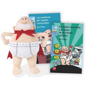Pack Capitán Calzoncillos + peluche