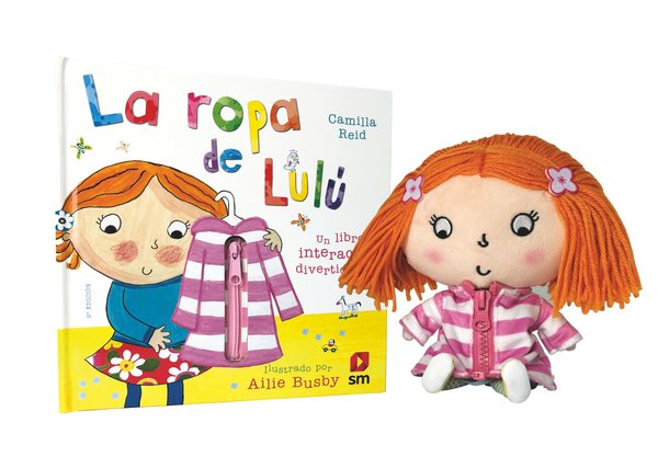 Pack de La ropa de Lulú- libro +peluche