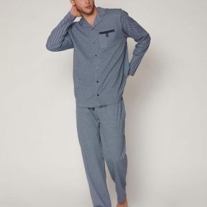 Pijama Botones Hombre Azul Admas Classic Edition 55314-0