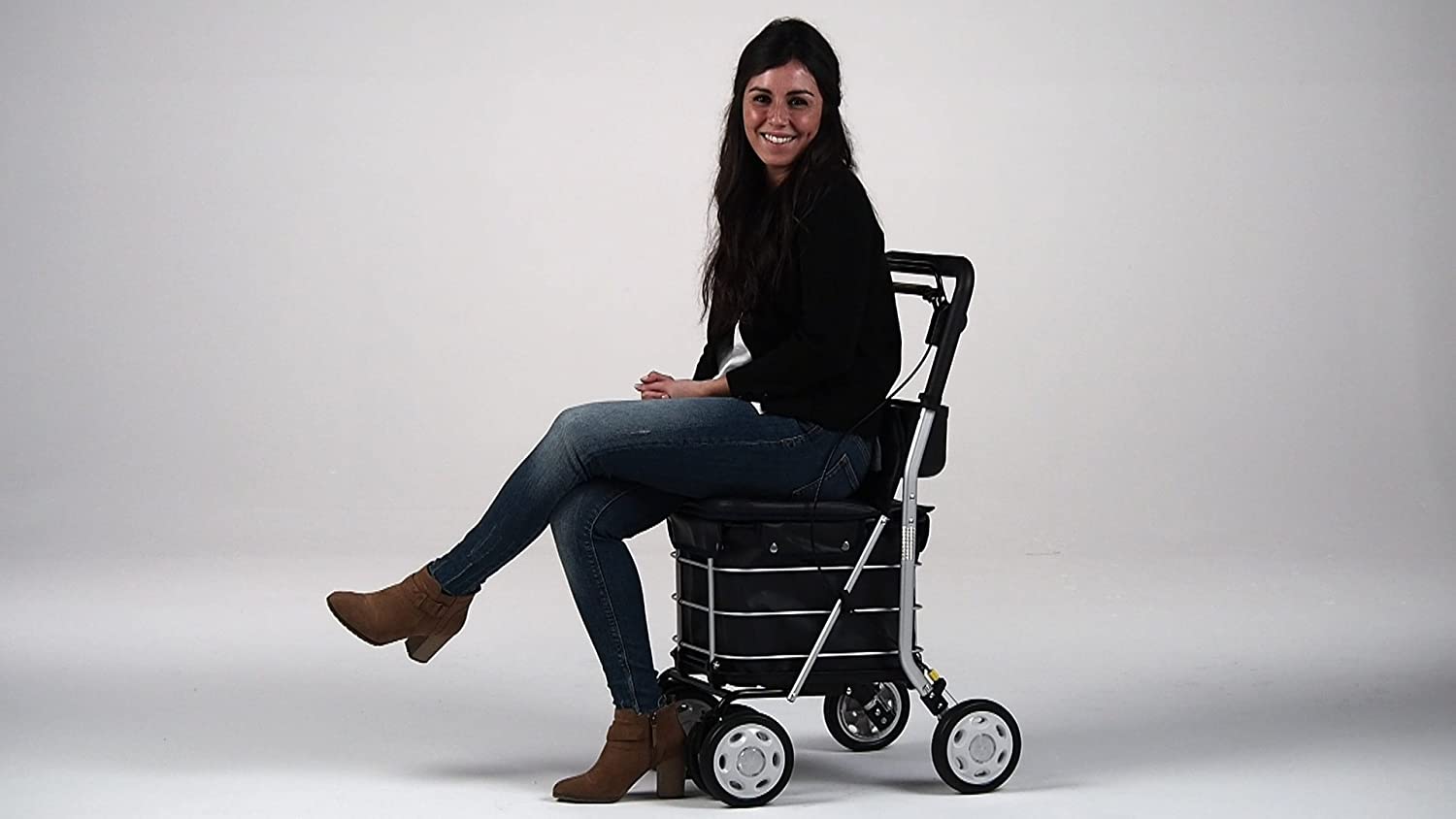 Carro de la Compra Lett 800 Asiento, color GRIS - Imagen 4