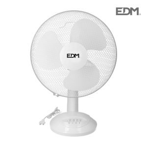 VENTILADOR DE SOBREMESA BLANCO 45W ASPAS: Ø40x61cm