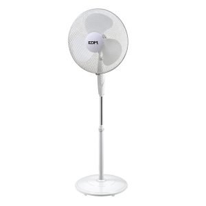 VENTILADOR DE PIE BLANCO 45W ASPAS: Ø40cm 33510