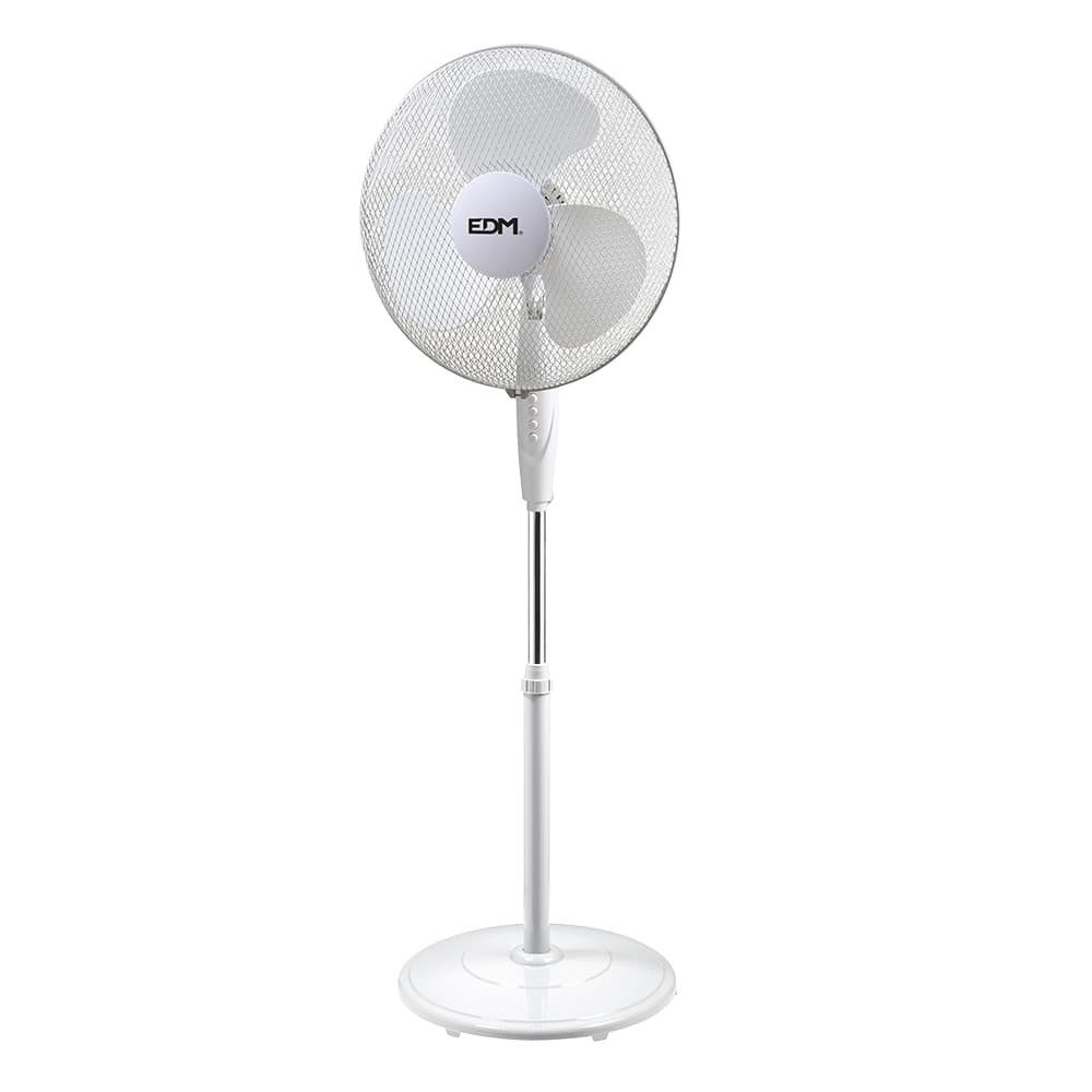 VENTILADOR DE PIE BLANCO 45W ASPAS: Ø40cm 33510