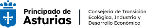 Logo Consejeria Transición ecológica, industria y desarrollo económico del Principado de Asturias
