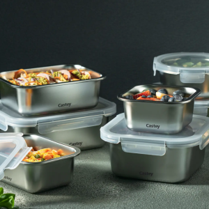 TUPPER HERMETICO INOX APTO MICROONDAS